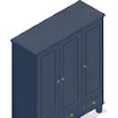 3-door wardrobe