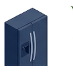 American/double fridge freezer