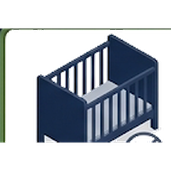 Baby crib/cot bed (no mattress)