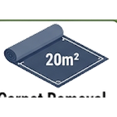 Carpet removal — up to 20m²