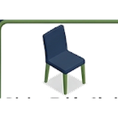 Dining chair (plastic/wooden)