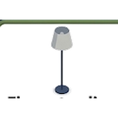Floor-standing lamp (1-2m)