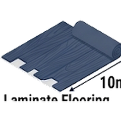 Laminate flooring removal — up to 10m²