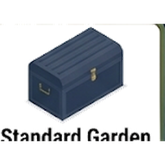 Standard garden tidy storage box