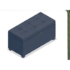 Storage blanket box (non-upholstered)