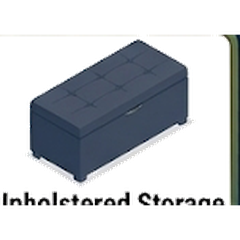 Storage blanket box (upholstered)